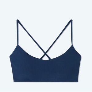 Summersalt The Maternity Ribbed Voyager Bikini Top & bottoms Size M blue